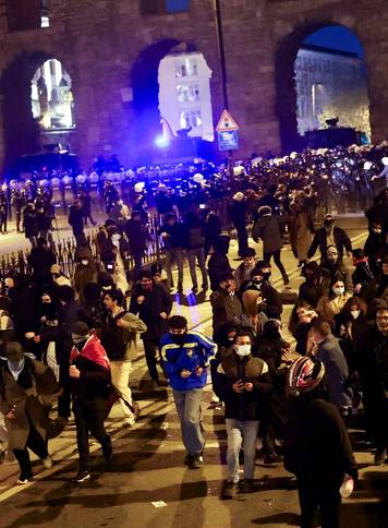 Protest against the detention of Istanbul Mayor Ekrem Imamoglu, in Istanbul
