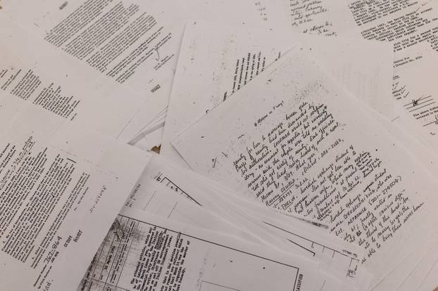 Documents related to the 1963 assassination of President John F. Kennedy released following an order from U.S. President Donald Trump, in Washington D.C.