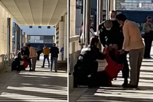 VIDEO Na fakultetu u Splitu nije htjela staviti masku, priveli je