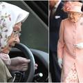 Kraljica (92) vozi bez tablica i vozačke, a haljinu joj drže utezi