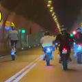 VIDEO Motociklisti divljali kroz tunel: Vozili su stoje&cacute;i pa naglo ko&ccaron;ili i prelazili u suprotni trak