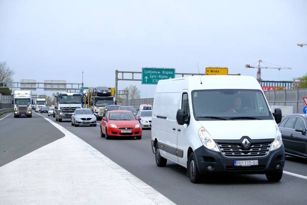 Zagreb: Gužve na obilaznici zbog početka radova