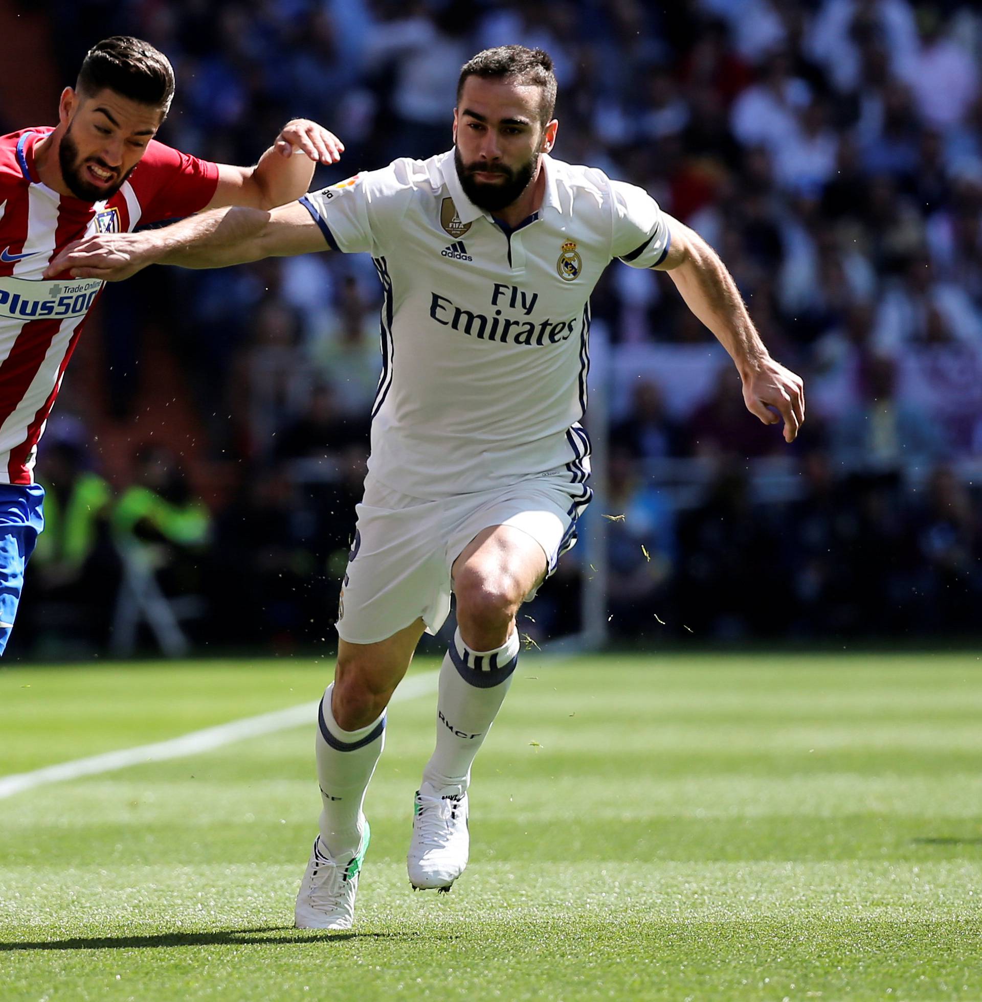 Football Soccer- Spanish La Liga Santander - Real Madrid v Atletico Madrid