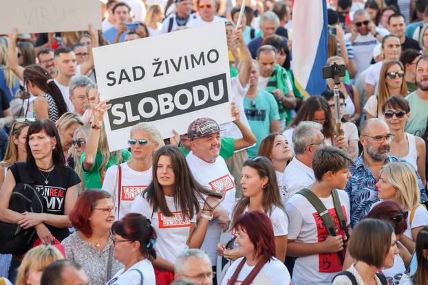 Zagreb: Na Trgu bana Jelačića održan Festival slobode