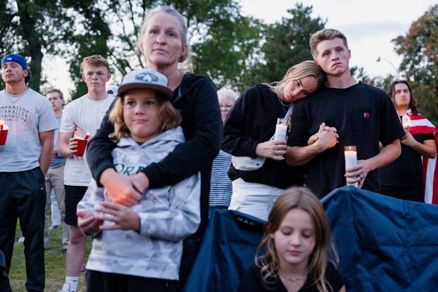 Vigil for Charlie Kirk in Provo