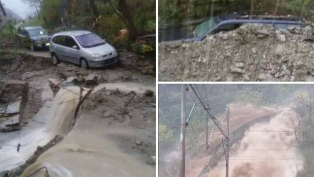 VIDEO Bujice nosile sve pred sobom u BiH, odroni zatrpali automobile, poplavljene kuće