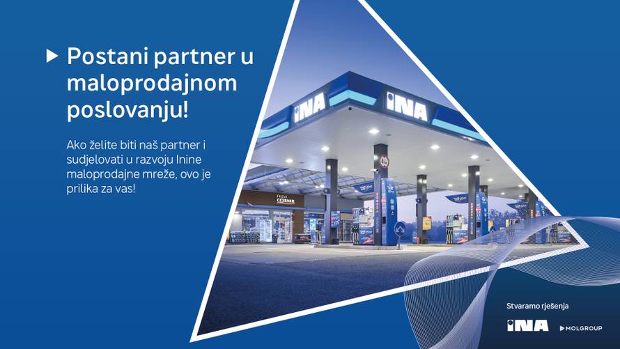 INA traži partnere za upravljanje maloprodajnim mjestima diljem Hrvatske