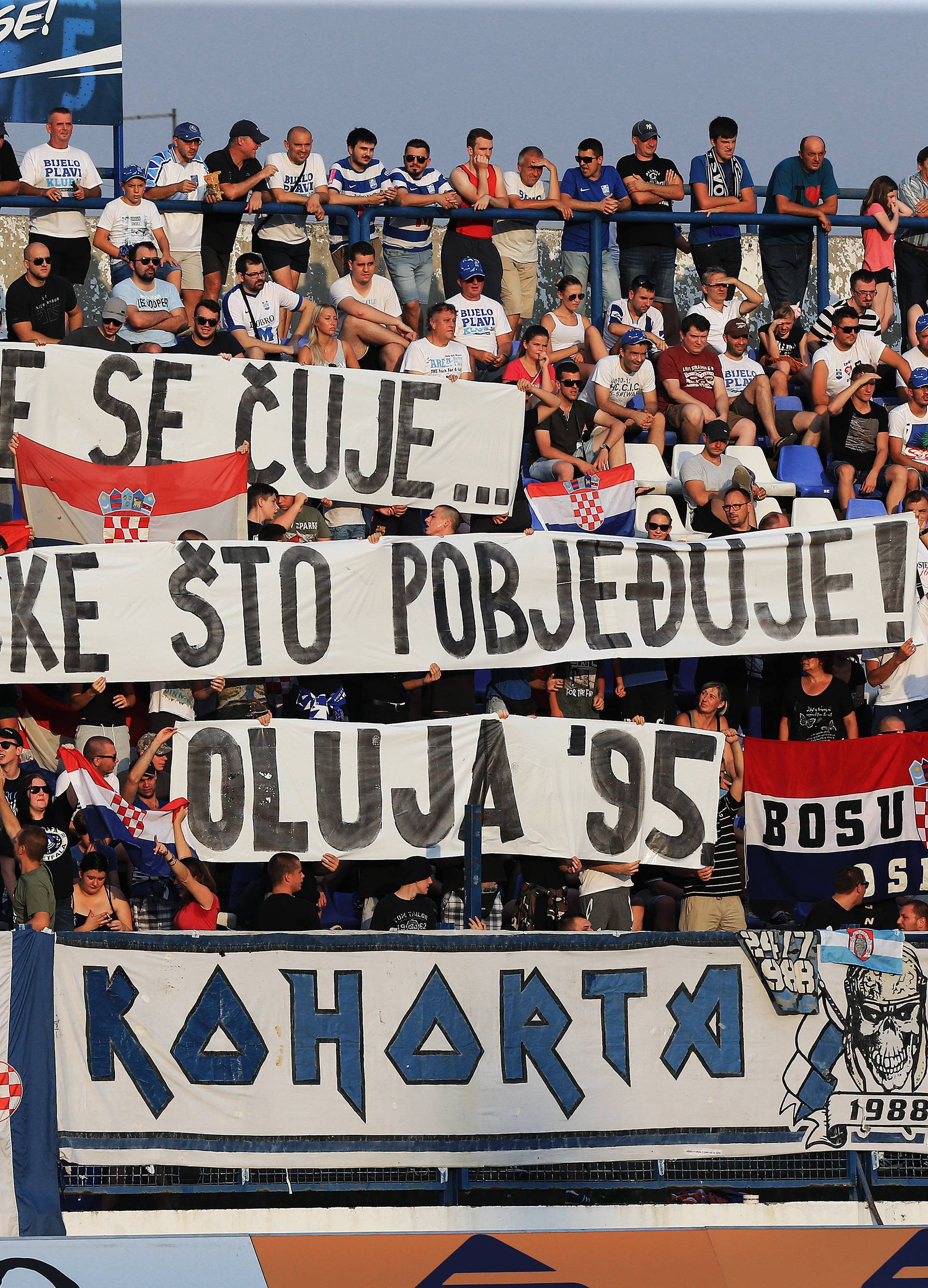 Hrvatska vas nikad zaboraviti neće! Navijači obilježili Oluju