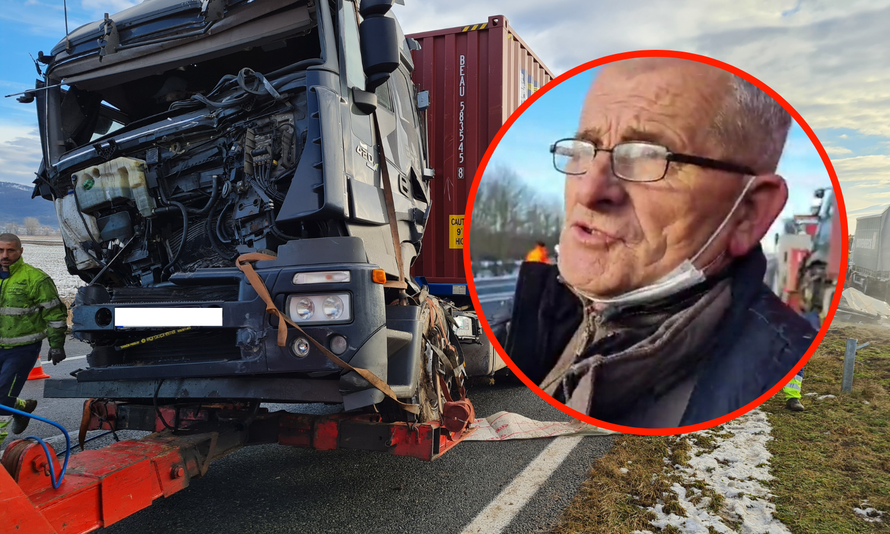 Vozač jednog od kamiona iz sudara kod Novske: 'Čista je sreća da netko nije poginuo'