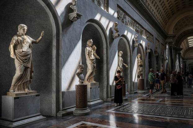 A tour of some locations within the Vatican museum ahead of the conclave