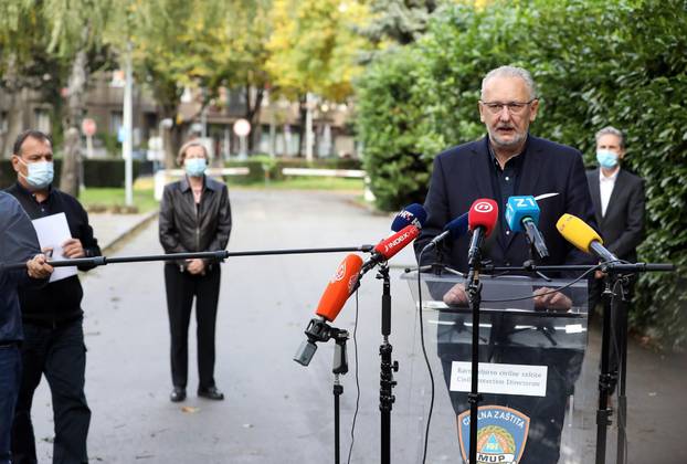 Zagreb: Stožer civilne zaštite RH na konferenciji predstavio nove mjere