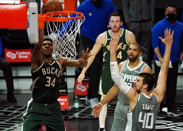 NBA: Milwaukee Bucks at Los Angeles Clippers