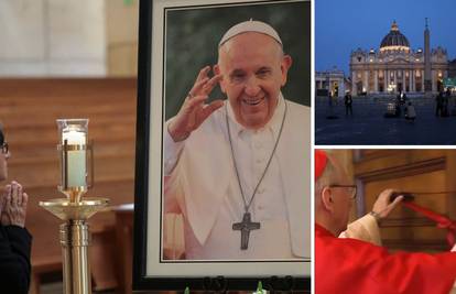24sata u Vatikanu: Vjernici iz cijelog svijeta mole krunicu. Papa Franjo u otvorenom lijesu
