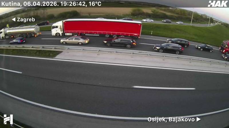 UŽAS NA A3 Zbog teškog sudara kolona je čak 13 kilometara!