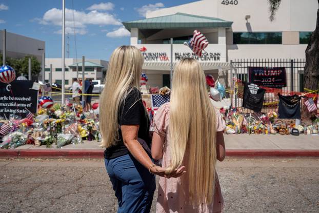 People mourn following the fatal shooting of conservative activist Charlie Kirk