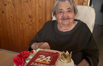 Baku Milicu obitelj iznenadila tortom za 95. rođendan: 'Čitam 24sata i bez naočala'