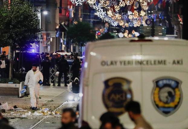 Explosion in central Istanbul's Taksim area