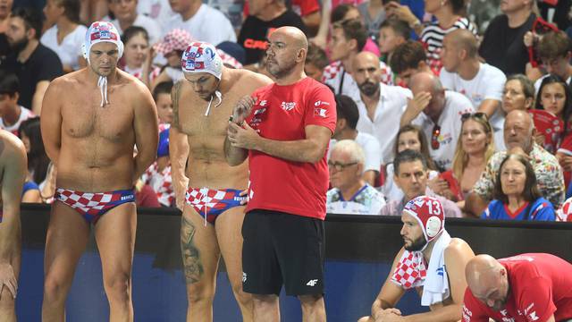 Sibenik: Prijateljska vaterpolo utakmica Hrvatska - SAD