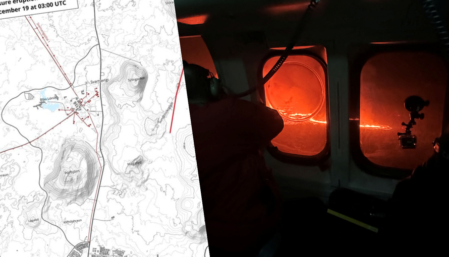 Island: Objavili kartu erupcije, evo kuda se magma kreće