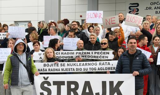 FOTO Veliki štrajk u zdravstvu: 'Zračimo, ali ne od sreće', 'Dva tenka manje i problem riješen!'