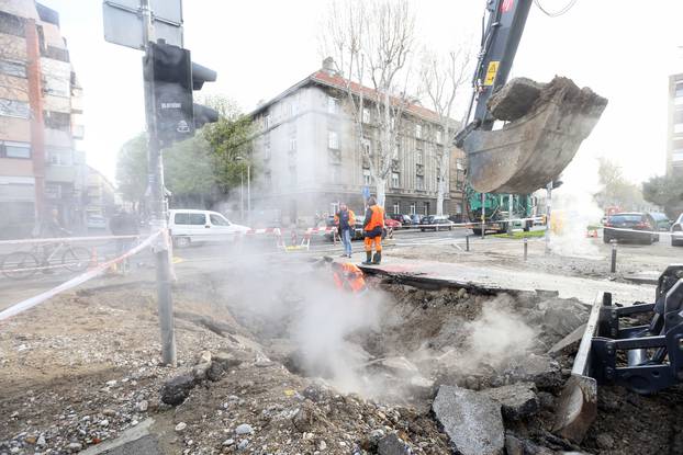 Zagreb: Sanacija cjevovoda u Vodovodnoj ulici