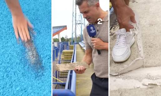 VIDEO MAKSIMIR SE RASPADA Norve&scaron;ki novinar &ccaron;upao cigle i pod: 'Pogledajte oronulu rupu'