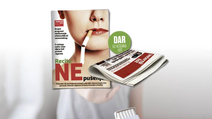 Posebni prilog "Recite ne pušenju" uz Večernji list!