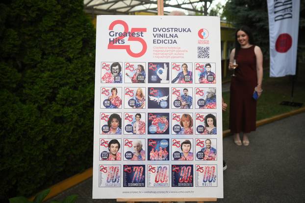Zagreb: Promocija ekskluzivne glazbene edicije 25 greatest hits te proslava rođendana Croatia Recordsa