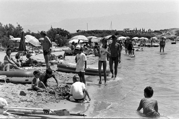 Ljeto na otoku Rabu, srpanj 1990.