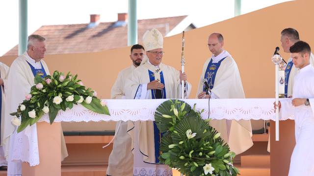 Nadbiskup Hranić predvodio središnje misno slavlje na blagdan Velike Gospe u Aljmašu