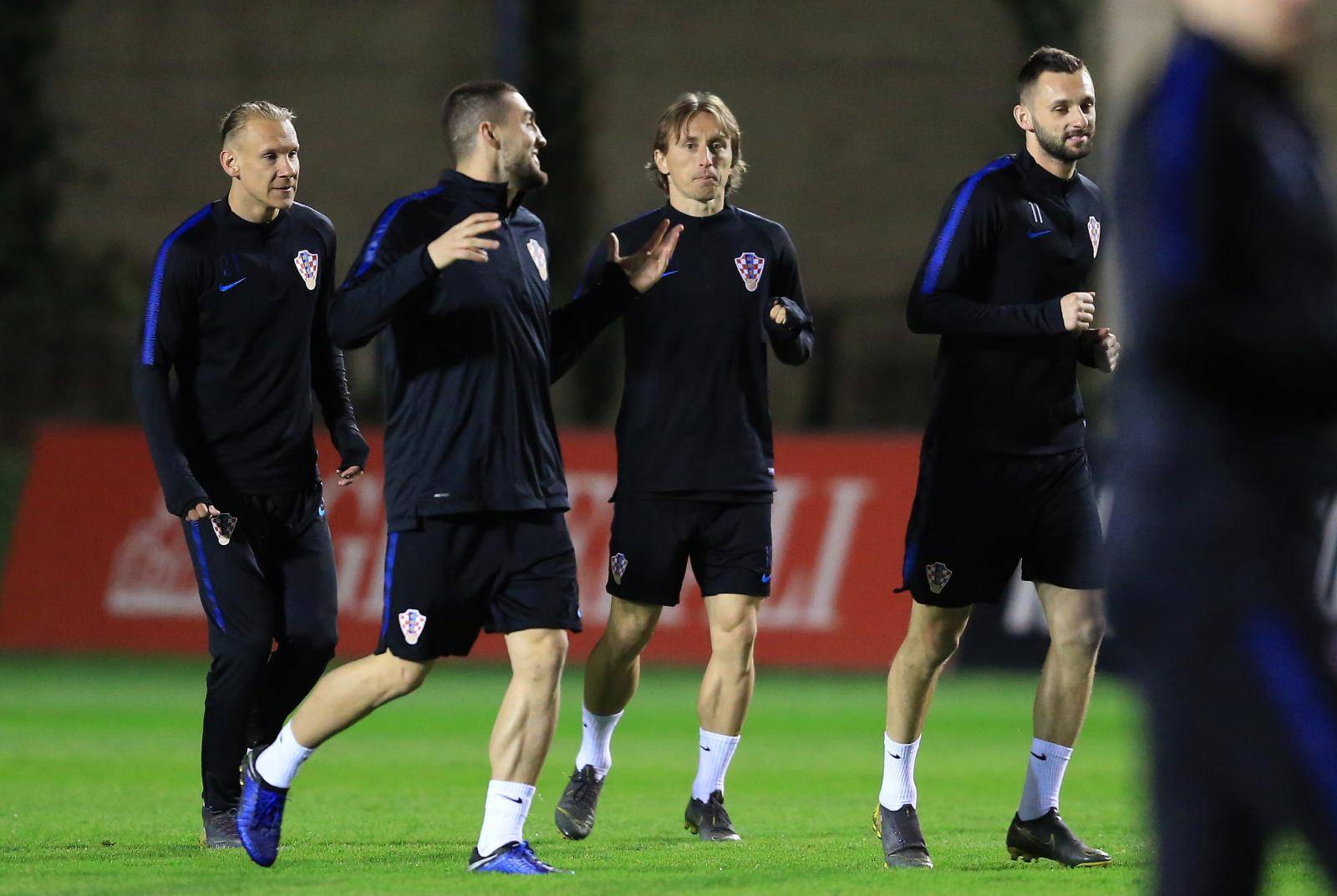 Zagreb: Hrvatska nogometna reprezentacija odradila trening