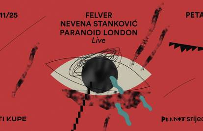 Noć koja mijenja pravila: Sirovu energiju ovog petka u Peti Kupe donosi Planet srijeda