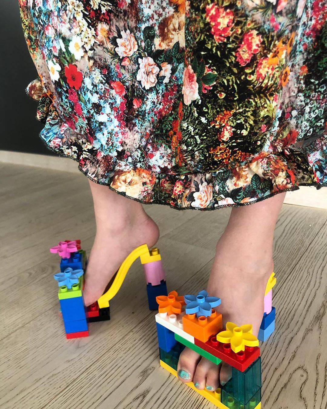 Olja Vori nosila štikle od Lego kocki: Izradio ih je njezin sin...
