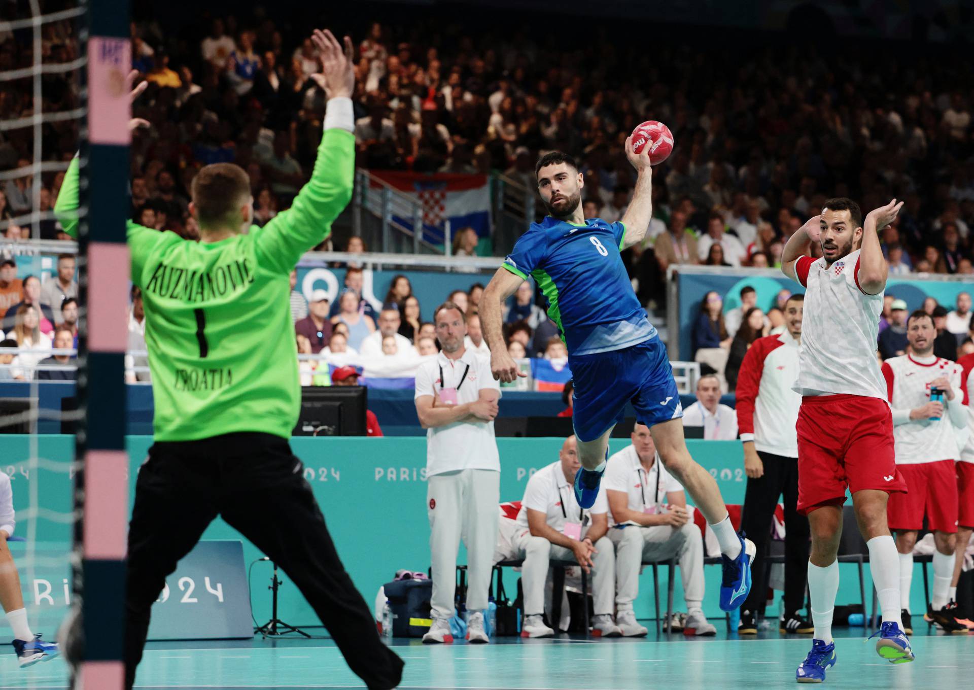 Handball - Men's Preliminary Round Group A - Slovenia vs Croatia