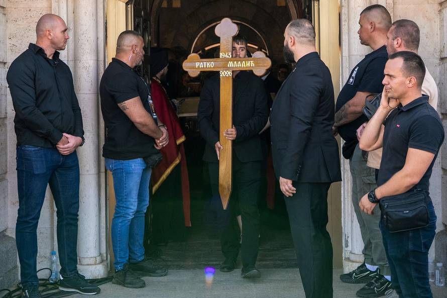 Funeral of former Bosnian Serb wartime general Ratko Mladic in Belgrade