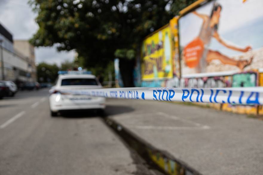 Policijski o&ccaron;evid na mjestu ubojstva u centru Zagreba