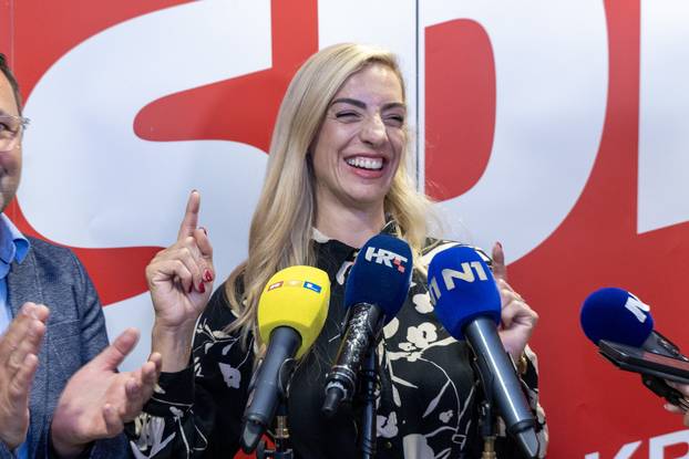 Pula: Sanja Radolović u stožeru SDP-a nakon izbornih rezultata