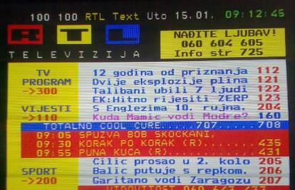 RTL: Na teletekstu prošlo tek 12 godina od priznanja 