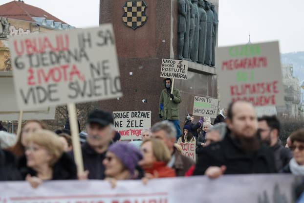 Zagreb: Prosvjed protiv kompleksa industrijskih megafarmi i klaonica peradi u Sisačko-moslavačkoj županiji