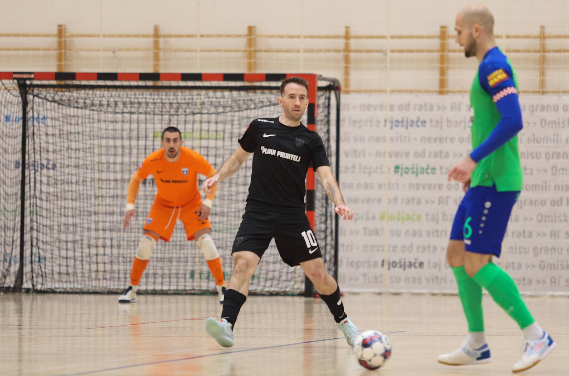 Omiš: 4. utakmica finala HMNL između Futsal Dinama i Olmissuma