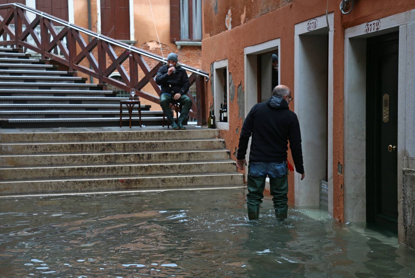 Extraordinary high water in Venice on November 15th 2019