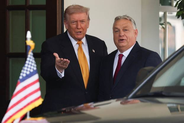 U.S. President Trump meets with Hungary's Prime Minister Orban at the White House