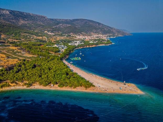Fotografije iz zraka plaže Zlatni rat koja je promijenila svoj oblik