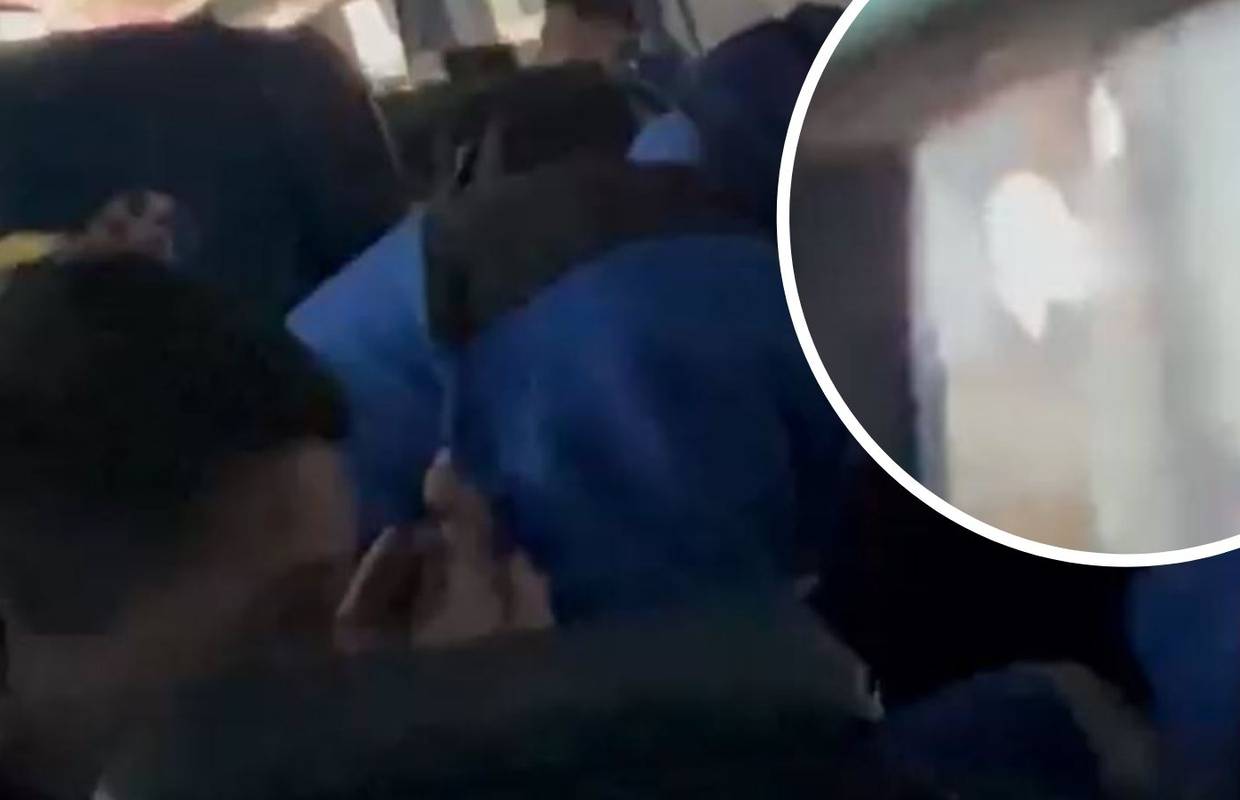 VIDEO Pogledajte reakciju iz busa Dinama kad je kroz prozor uletio kamen prije derbija