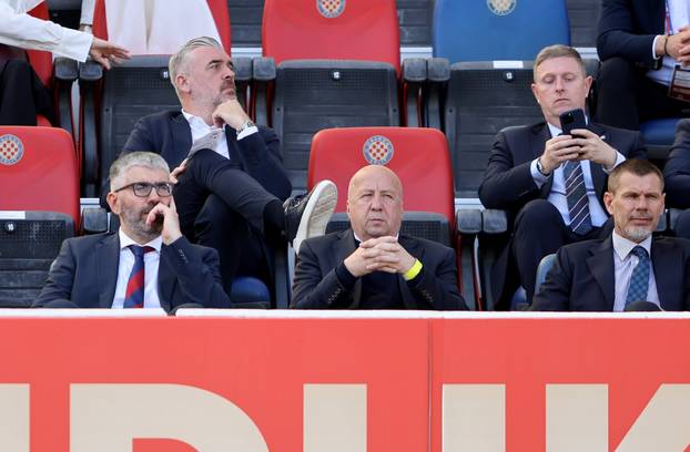 Split: Poznati na tribinamaa tijekom utakmice Hajduka i Dinama 