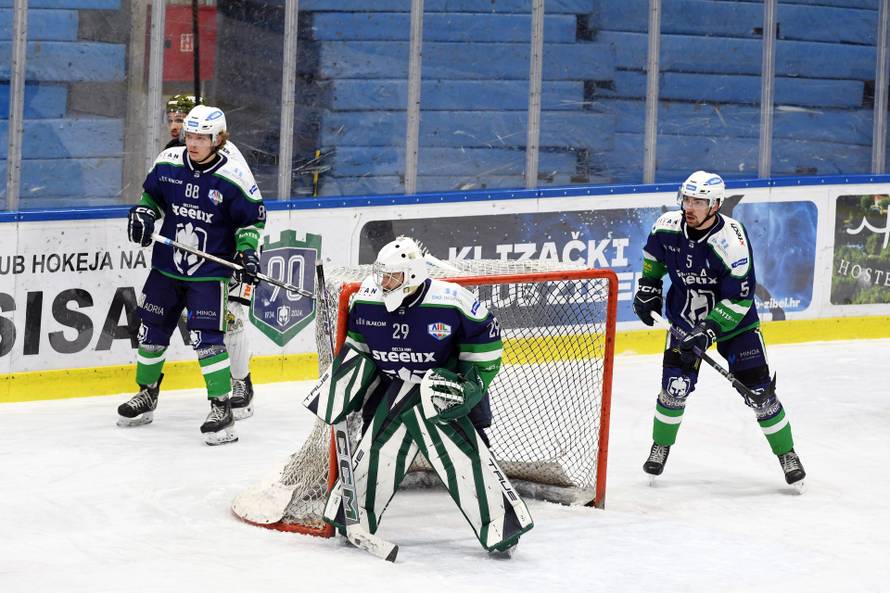 Sisak: Prva polufinalna utakmica oigravanja Alpske lige KHL Sisak - HC Merano