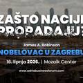 Nobelovac James A. Robinson dolazi u Zagreb na Adria Business Forum