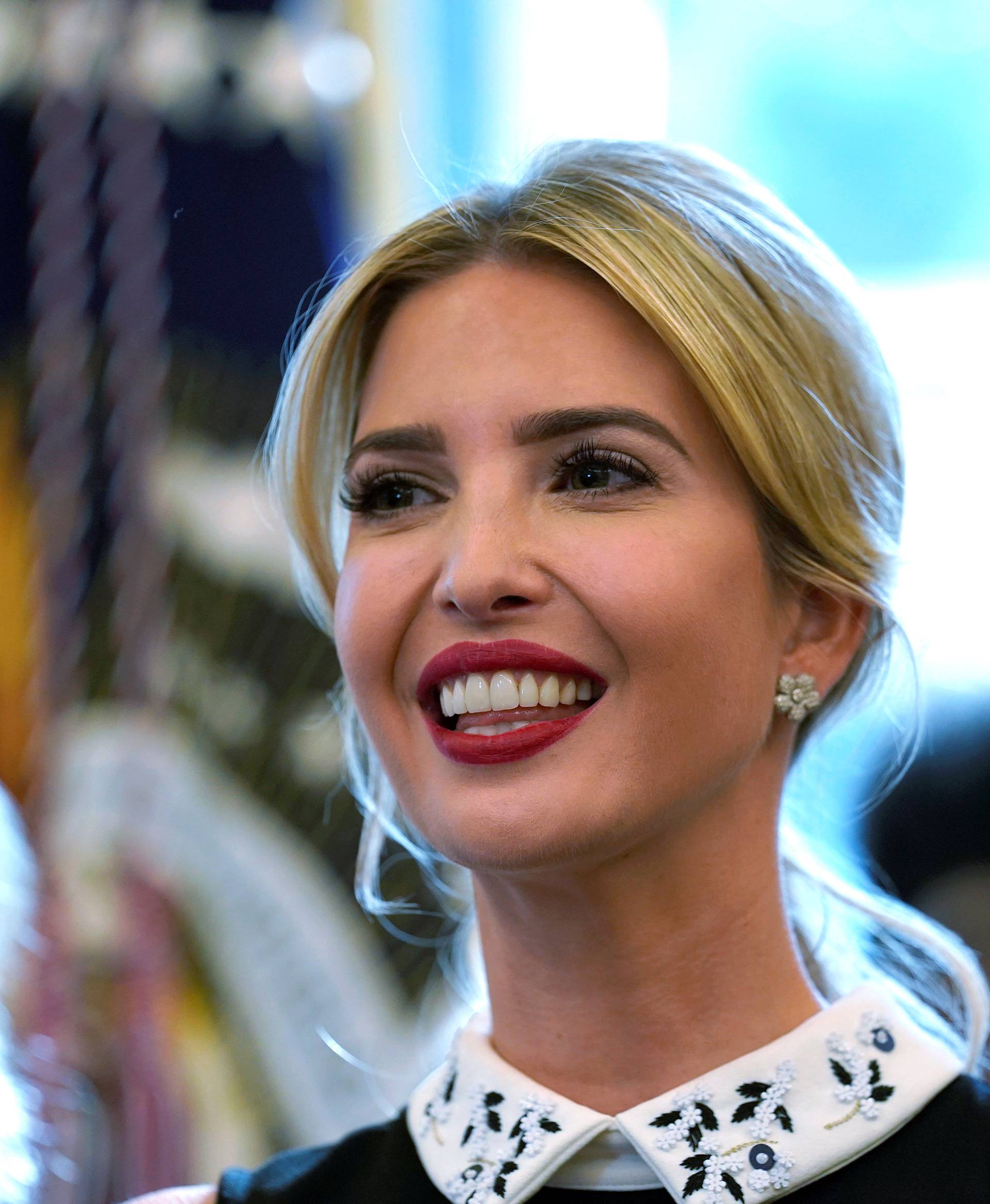 Senior White House Advisor Ivanka Trump speaks before U.S. President's Trump signed a memorandum "Increasing Access to High-Quality Science, Technology, Engineering and Math (STEM) Education" in Washington