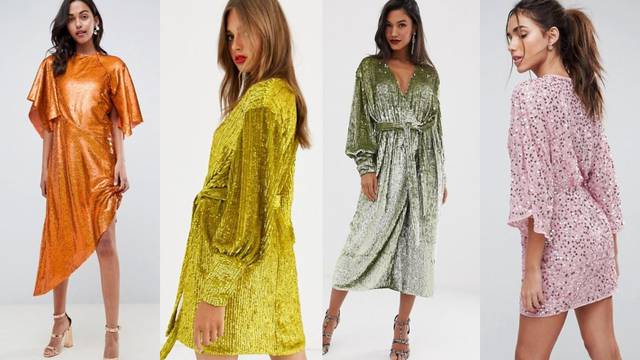 Slavne dame je obožavaju: Glitter haljina za noćne ptice