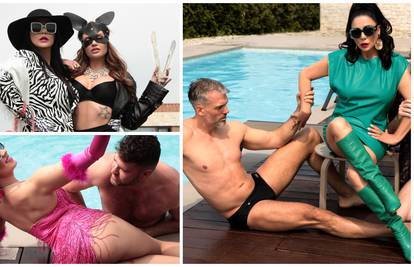 Zabavno popodne u Istri: Alka uz bivšeg mistera Bubičića na bazenu, Ella sa seksi maskom...